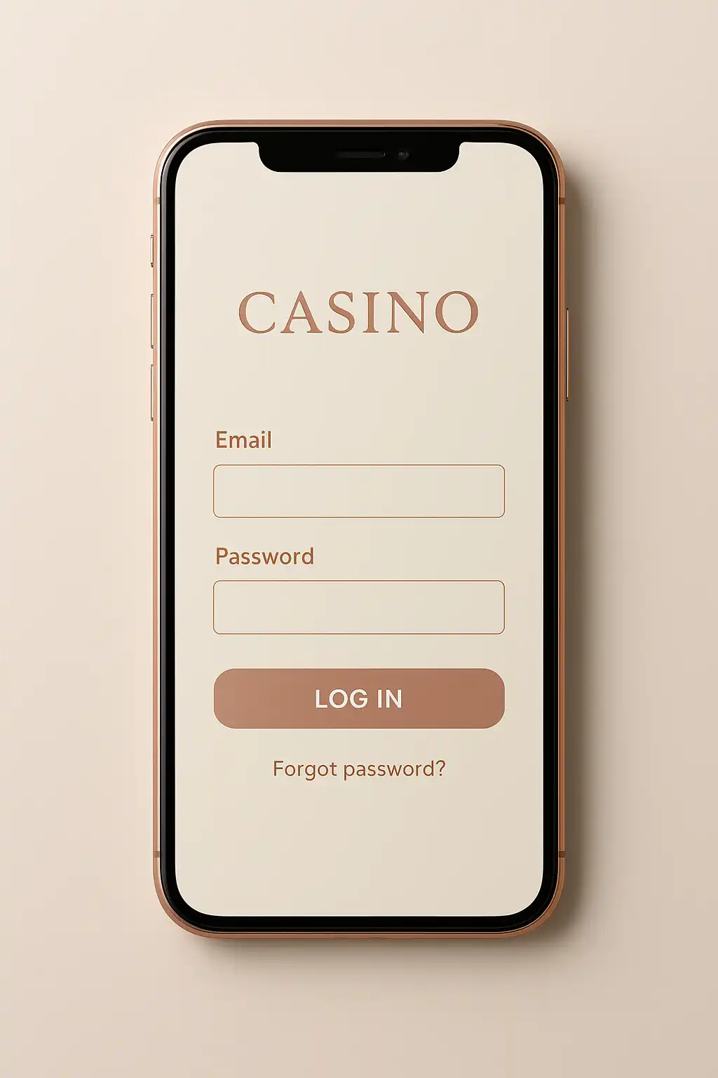 DaytonaSpin login screen shown on a smartphone